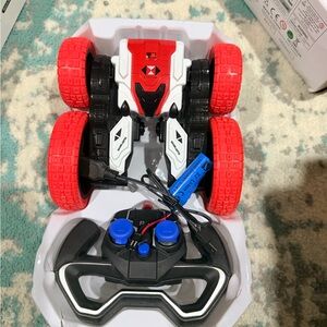 Red and White Stunt RC Car with Remote 2.4GHz